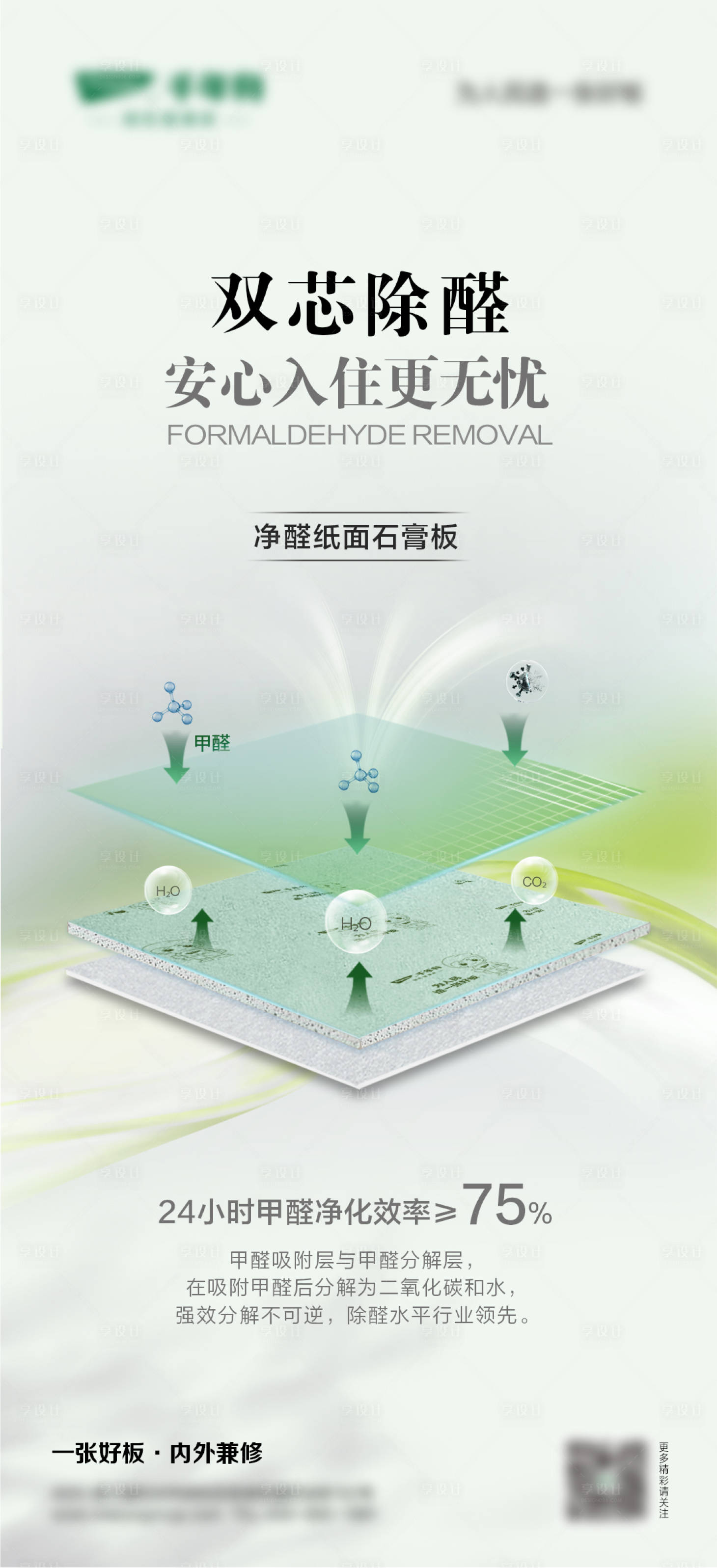 源文件下载【享设计】搜索编号：37250032318402998【绿色健康板材海报】