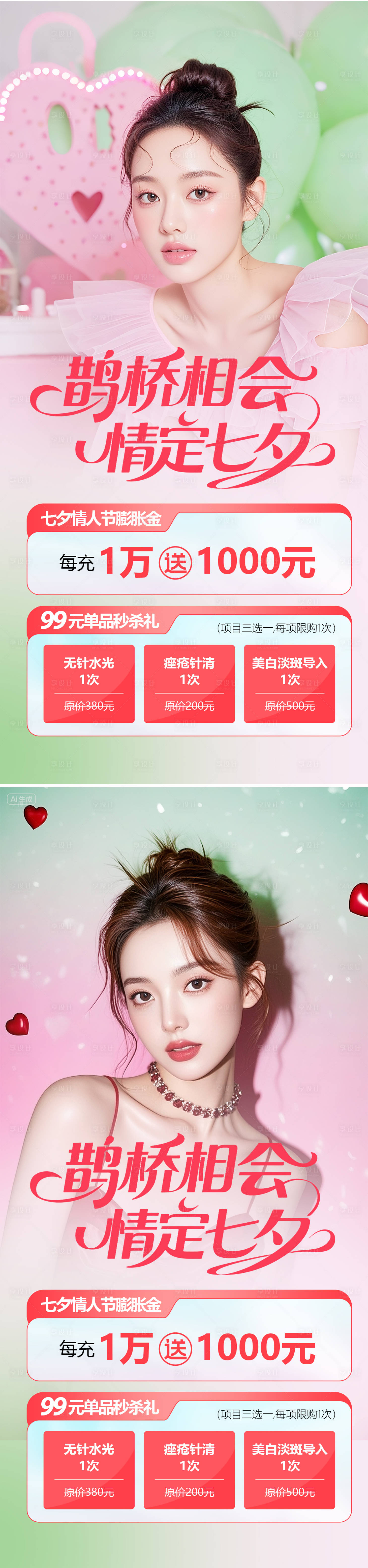 源文件下載【享設計】搜索編號：94660032608234444【七夕節活動系列海報】