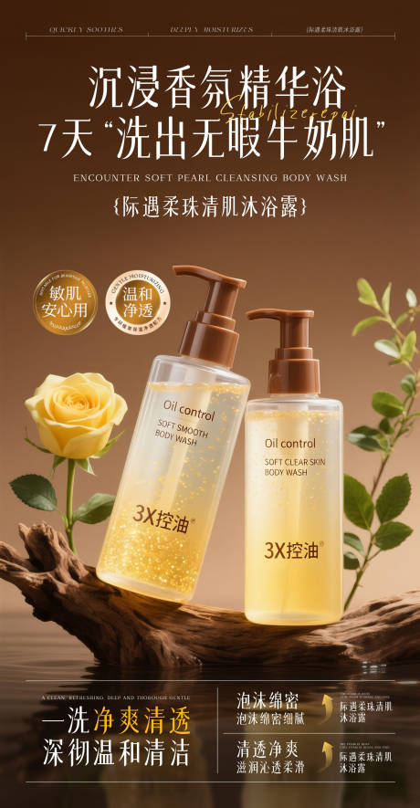 源文件下载【享设计】搜索编号：80880032321575095【护肤品洗面奶海报】