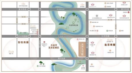 源文件下載【享設計】搜索編號：43390032568475617【地產區位圖】