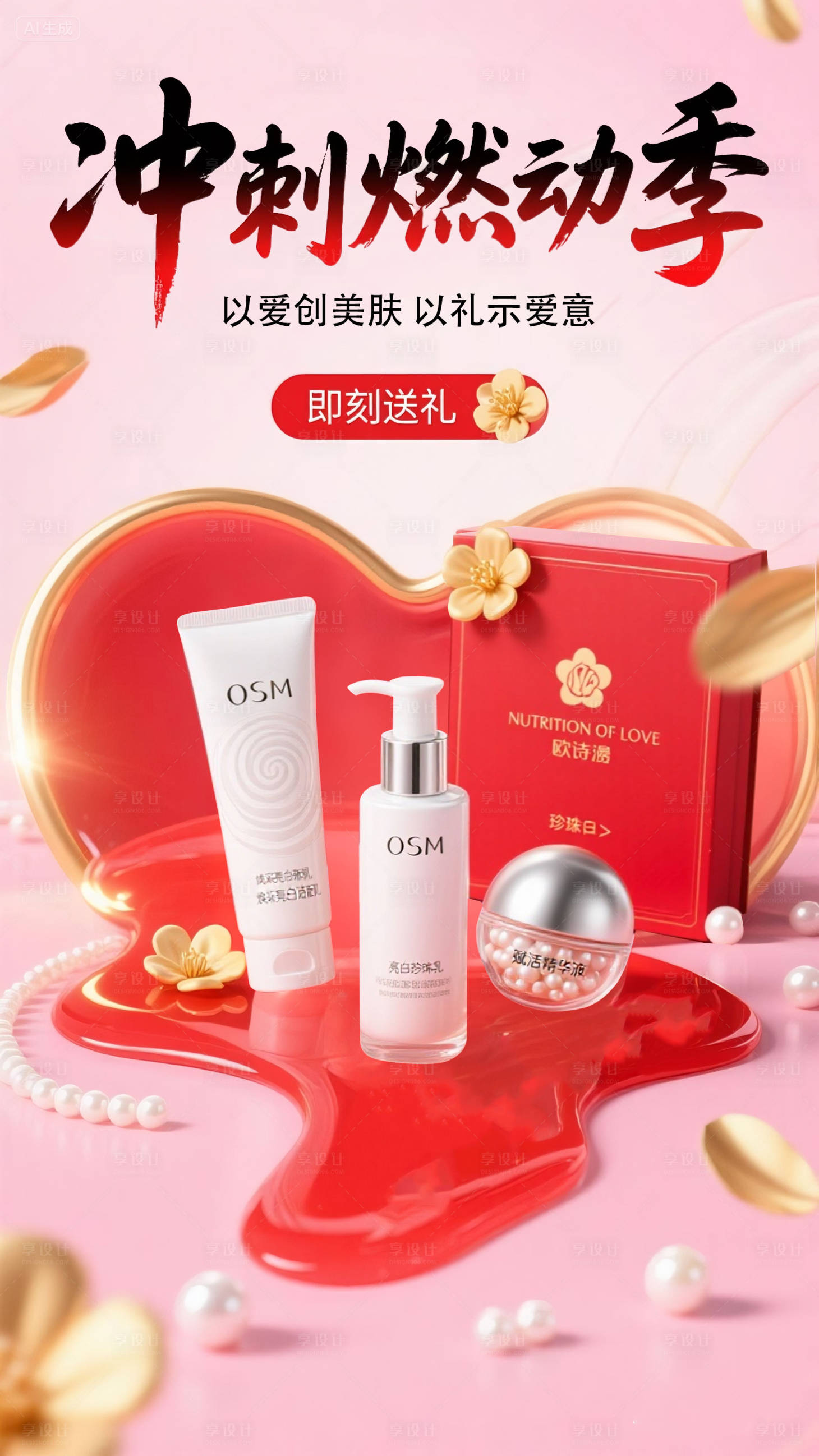 源文件下載【享設(shè)計(jì)】搜索編號(hào)：42570032397923820【電商購物季美妝海報(bào)】