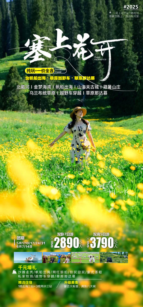 源文件下载【享设计】搜索编号：64210032685656367【内蒙塞上花开海报】