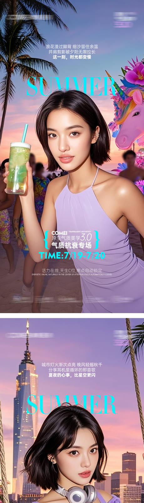 源文件下載【享設計】搜索編號：15510032488287468【醫美抗衰專場活動海報】
