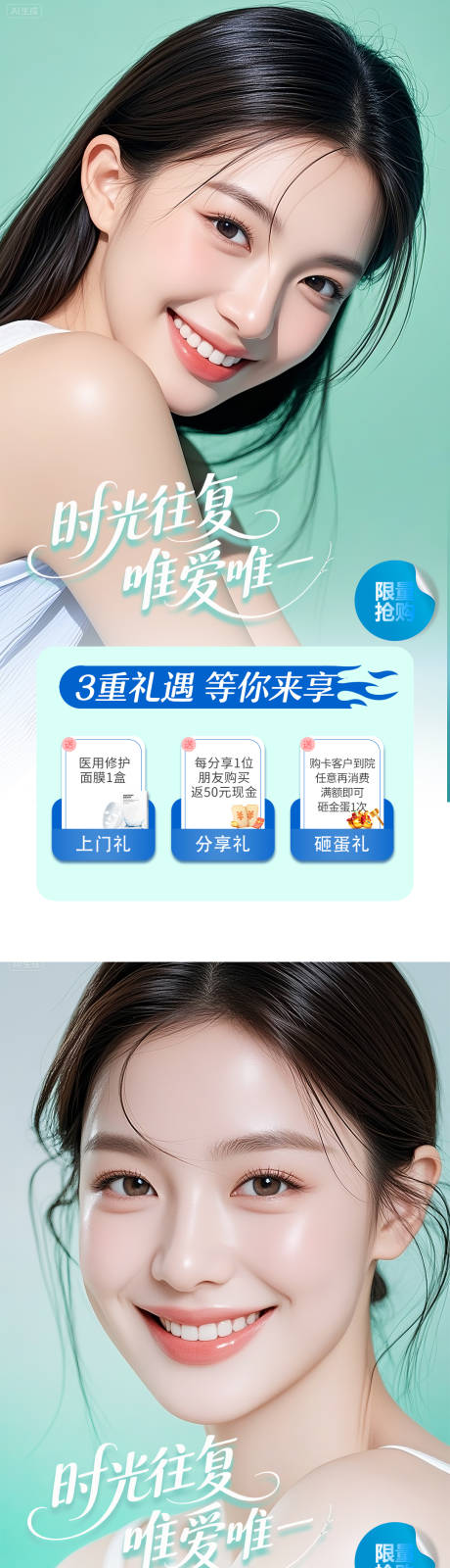 源文件下載【享設計】搜索編號：73300032607545817【醫美活動海報】