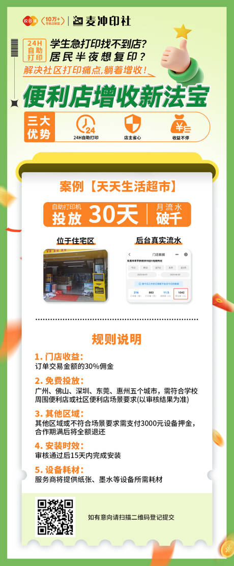 源文件下載【享設計】搜索編號：93630032528399424【便利店增值項目宣傳海報】