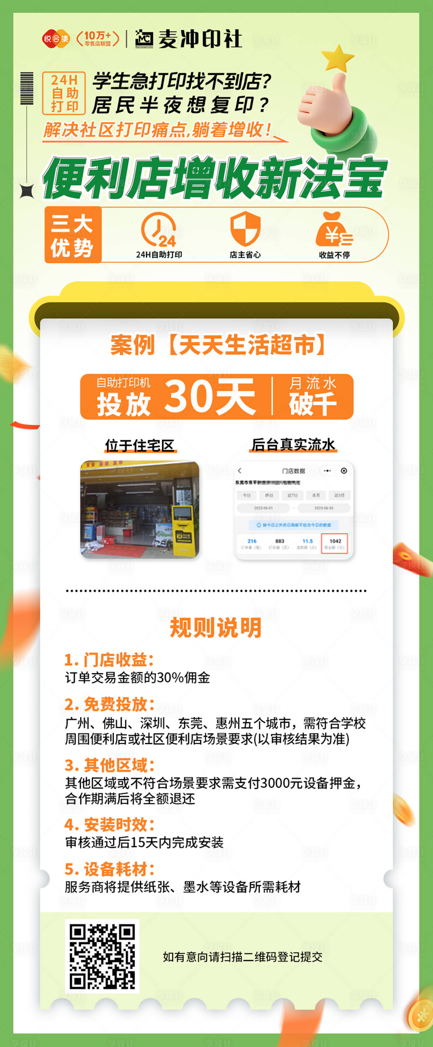 源文件下載【享設(shè)計(jì)】搜索編號(hào)：93630032528399424【便利店增值項(xiàng)目宣傳海報(bào)】