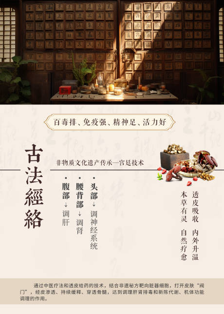 源文件下载【享设计】搜索编号：77720032802303471【中医养生文化宣传海报】