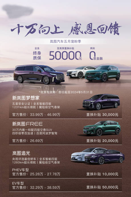 源文件下載【享設(shè)計(jì)】搜索編號：42880032431002590【汽車感恩回饋海報(bào)】