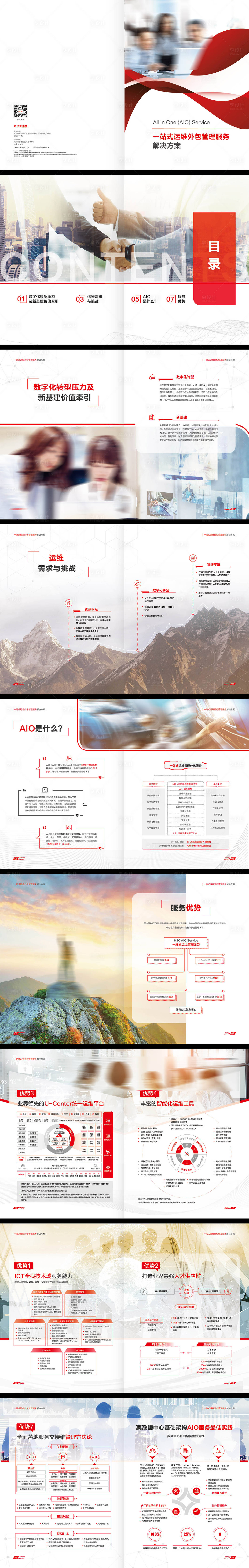 源文件下載【享設計】搜索編號：48380032385087420【企業外包服務畫冊宣傳冊】