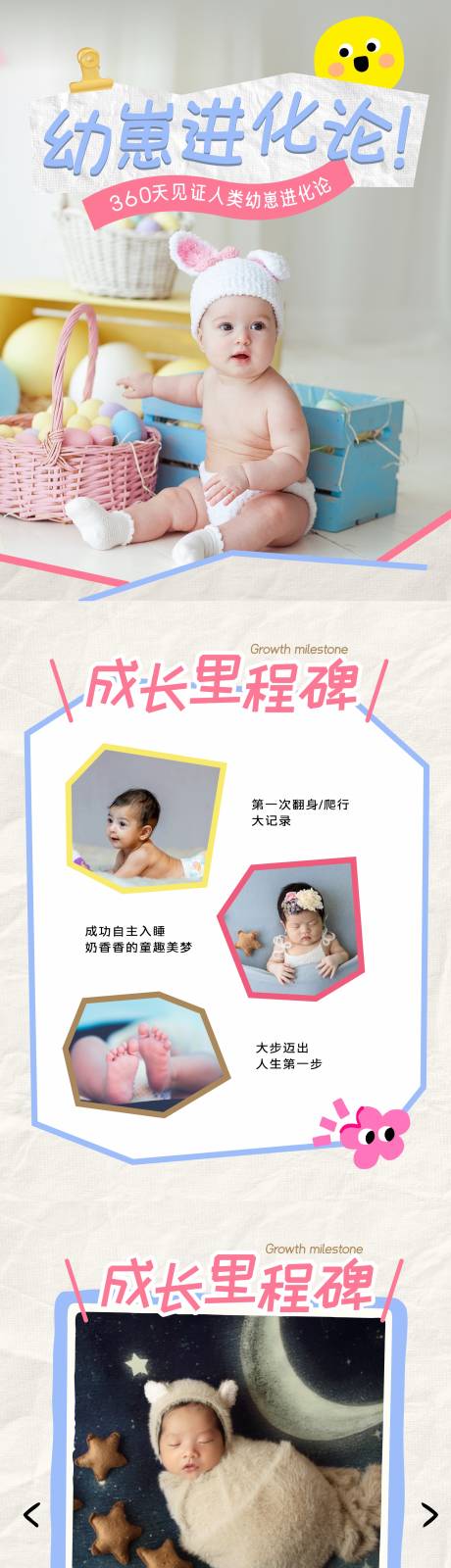 源文件下載【享設(shè)計(jì)】搜索編號(hào)：86980032805118474【人類幼崽進(jìn)化長(zhǎng)圖海報(bào)】