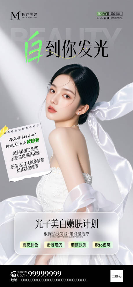 源文件下载【医美光子嫩肤科普海报】编号：45960032311324725