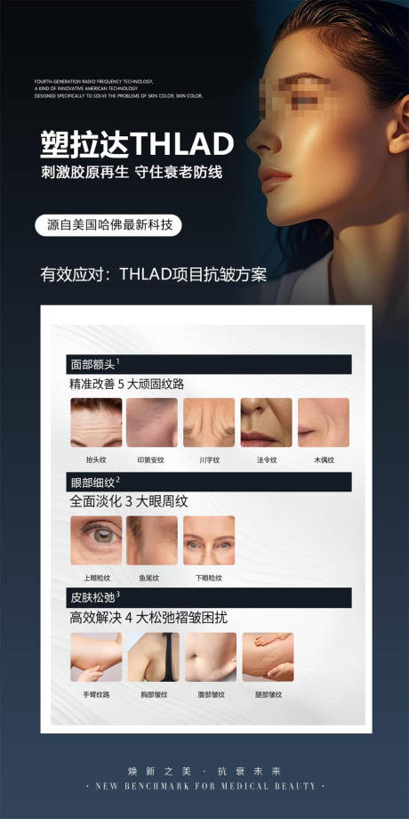 源文件下载【享设计】搜索编号：59570032497842803【抗衰仪器简约海报】