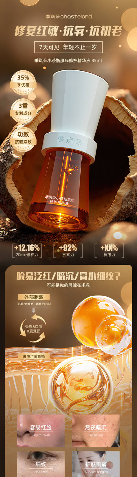源文件下载【享设计】搜索编号：89190032358151535【精华液护肤修护详情页】
