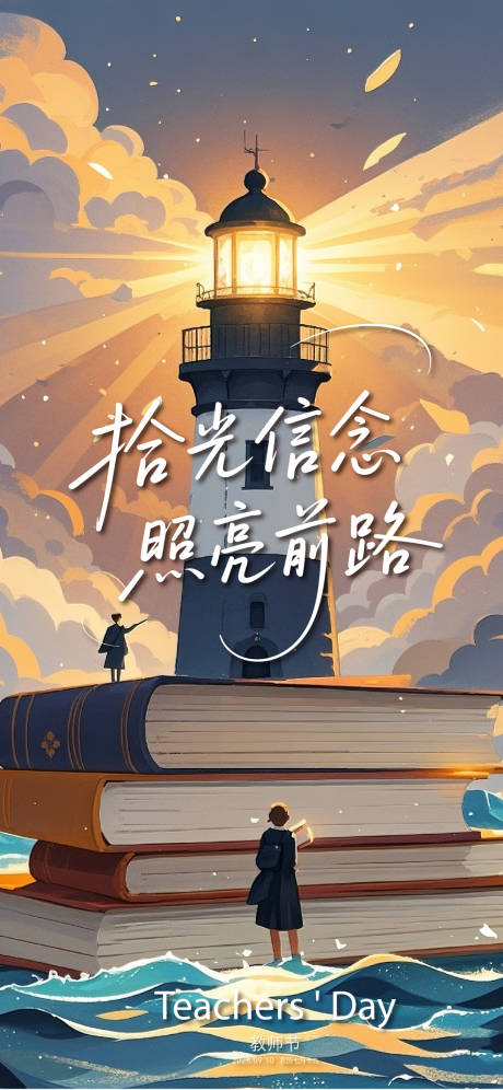 源文件下载【享设计】搜索编号：97260032355517795【教师节宣传海报】