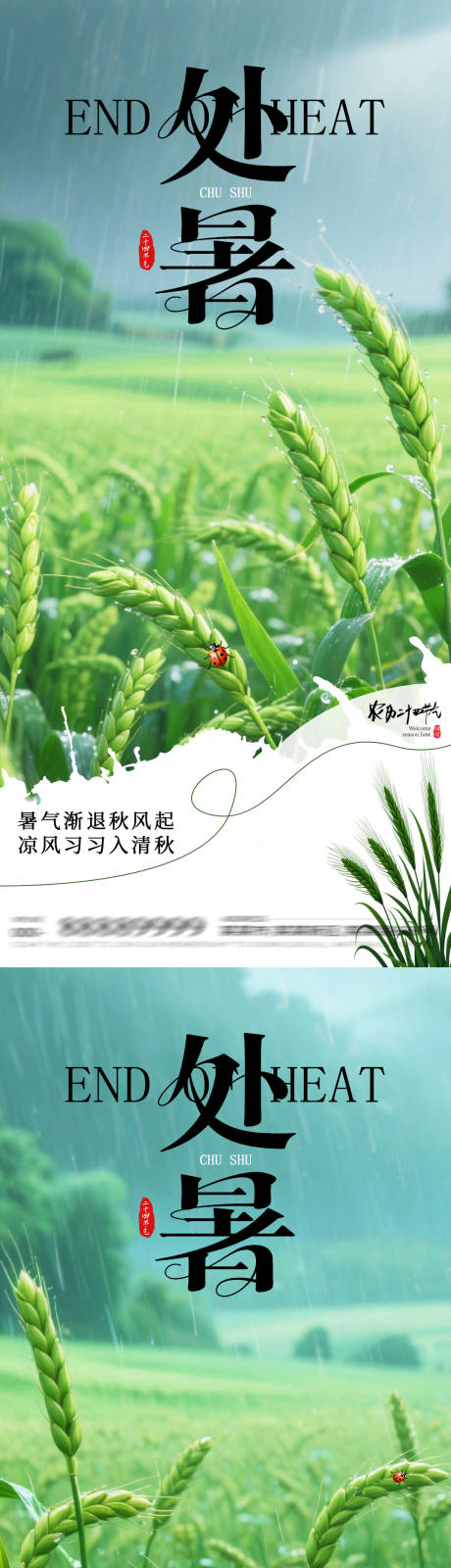 源文件下载【处暑节气海报】编号：76560032298516459