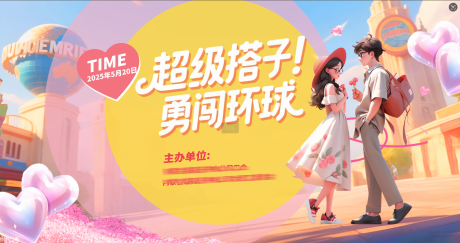 源文件下載【享設計】搜索編號：57800032389854355【相親活動背景板】