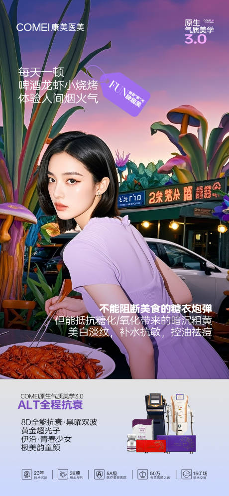 源文件下载【享设计】搜索编号：27600032409438010【医美抗衰系列图刷屏】