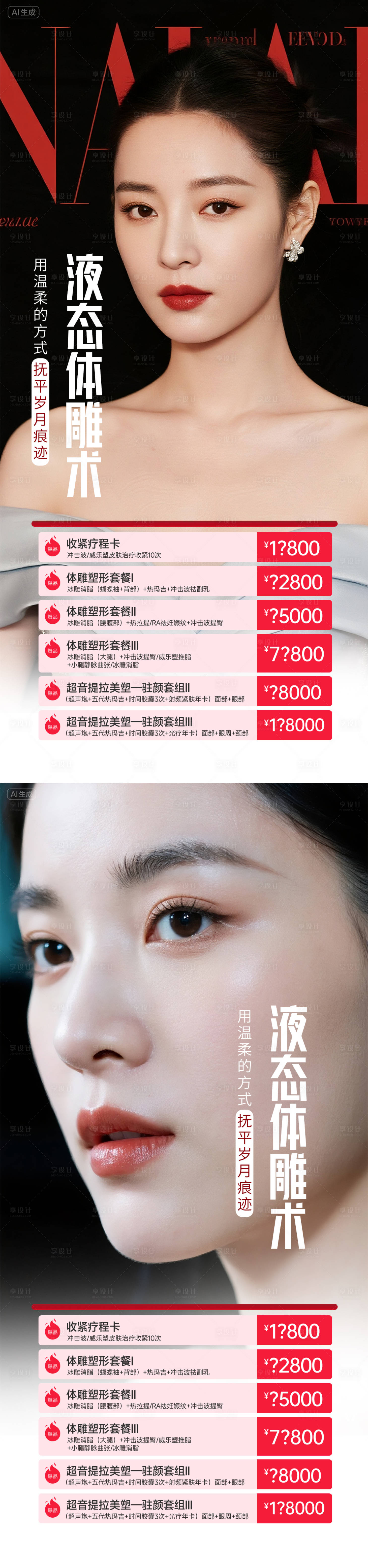 源文件下載【享設(shè)計(jì)】搜索編號(hào)：61180032819604333【醫(yī)美體雕活動(dòng)海報(bào)】