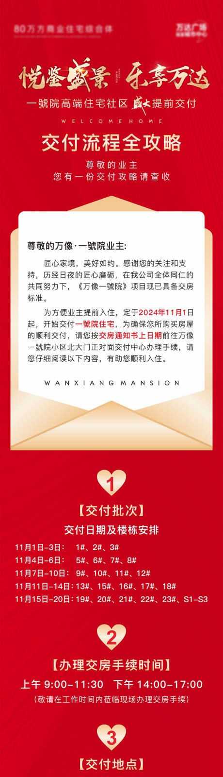 源文件下載【享設計】搜索編號：93350032306058977【地產交房長圖】