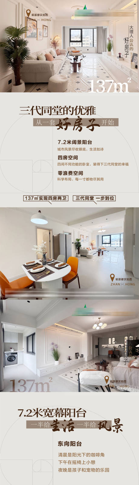 源文件下載【享設計】搜索編號：11800032706707925【精裝修戶型價值點系列海報】
