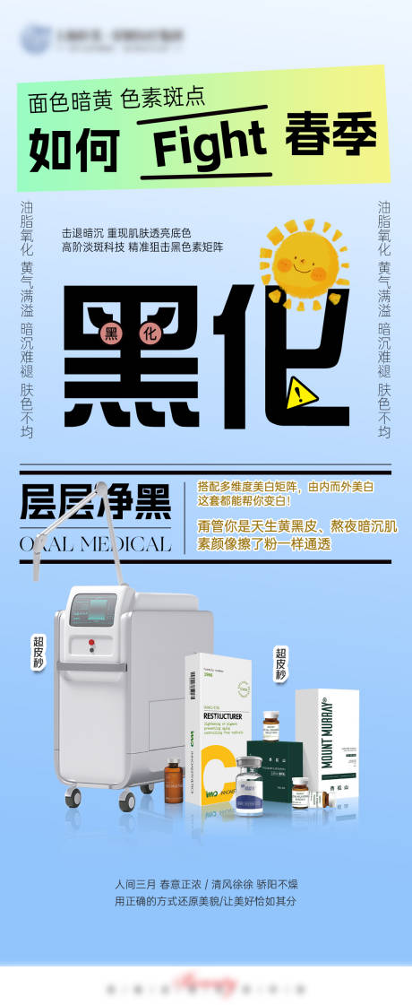 源文件下载【享设计】搜索编号：17660032440344025【超皮秒美业光电医美海报】