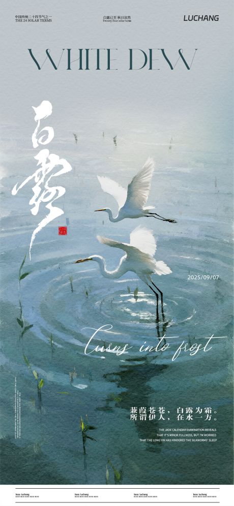 源文件下载【享设计】搜索编号：88530032730266068【白露节气】