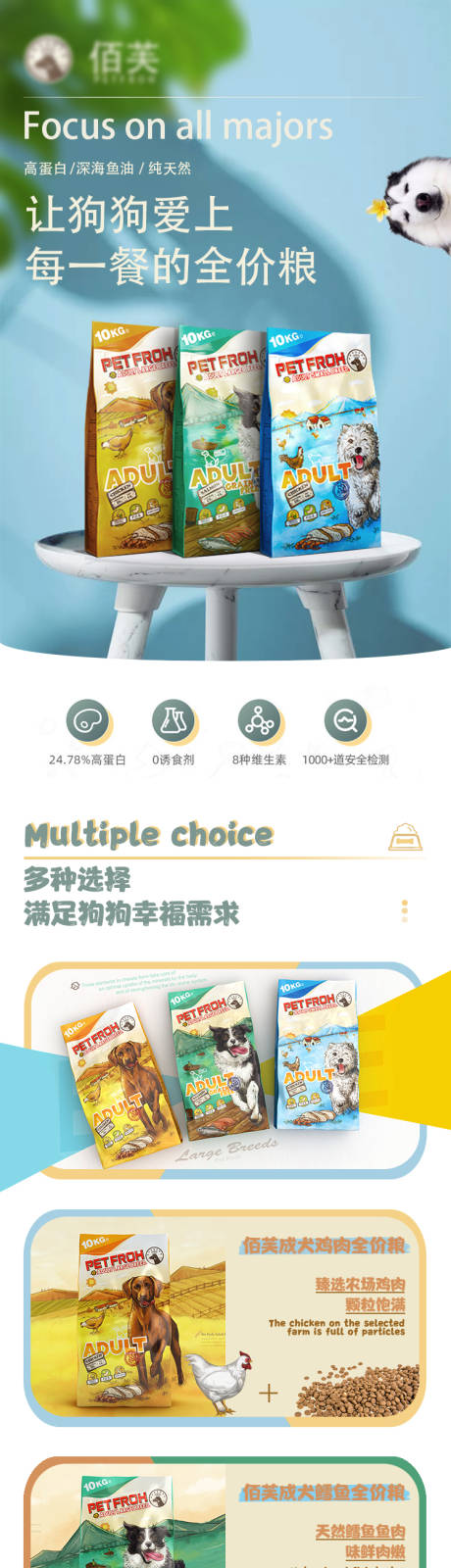 源文件下载【享设计】搜索编号：53110032792767360【狗粮产品电商详情页】