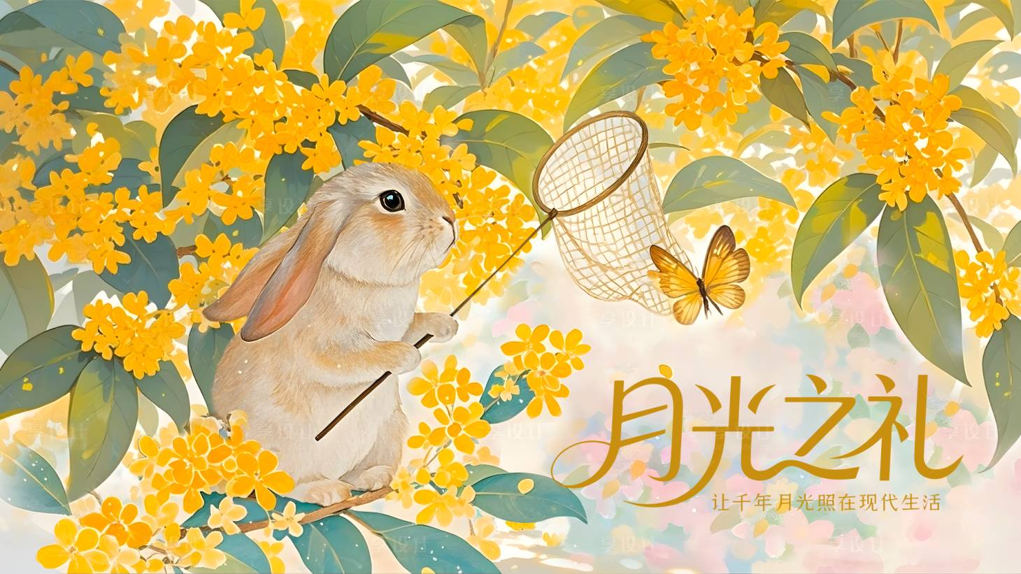 源文件下载【享设计】搜索编号：88750032407461489【中秋节海报展板】