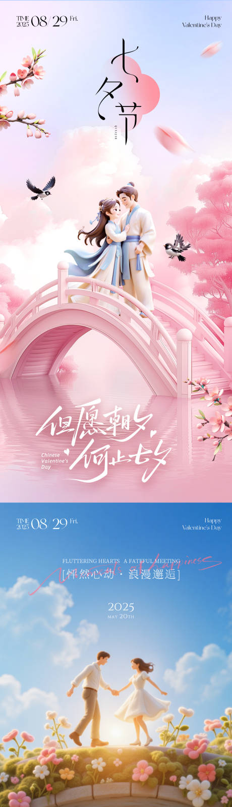 源文件下载【享设计】搜索编号：31080032268949794【七夕情人节海报】