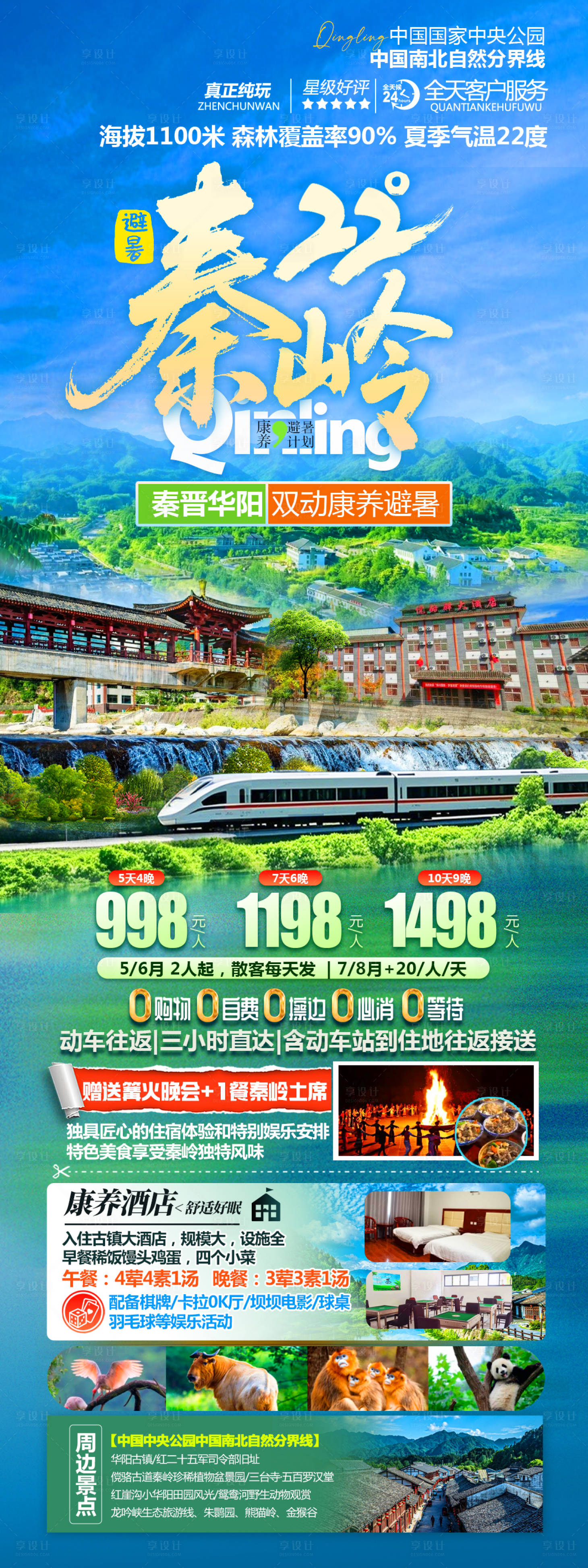 源文件下载【享设计】搜索编号：60150032716903242【康养旅游海报 】