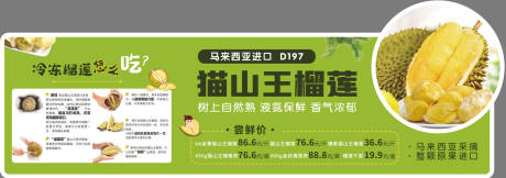 源文件下載【享設計】搜索編號：64610032468276047【榴蓮裝飾陳列背景板】