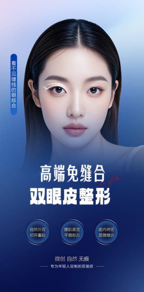 源文件下載【享設計】搜索編號：48870032425148514【醫美眼整形海報】