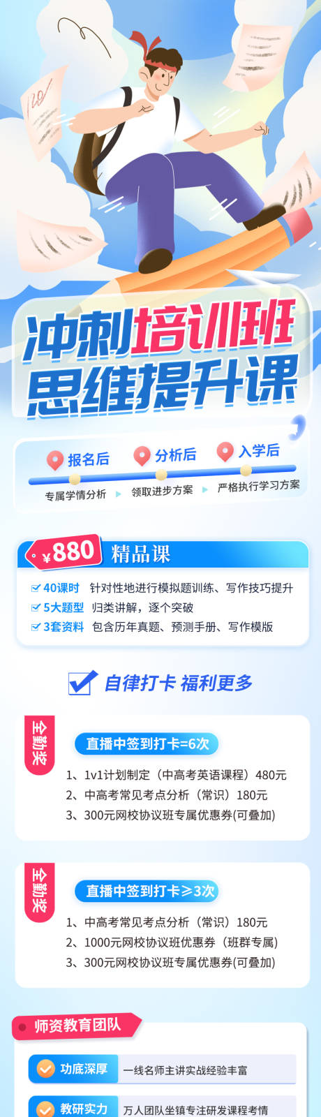 源文件下载【享设计】搜索编号：97550032610989530【课外辅导班暑假班提升课培训课长图海报】