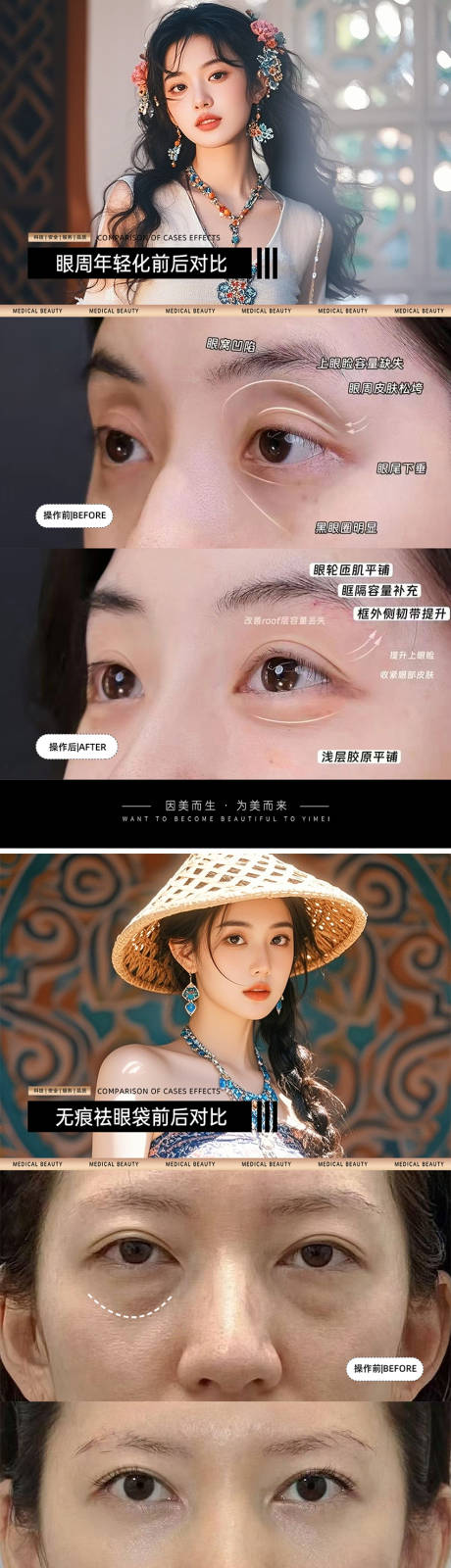 医美案例对比模板