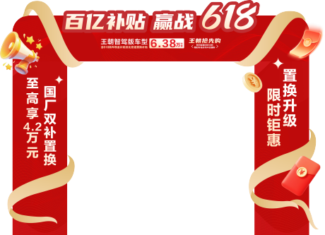 源文件下載【享設計】搜索編號：33230032534725643【汽車618百億補貼門頭】