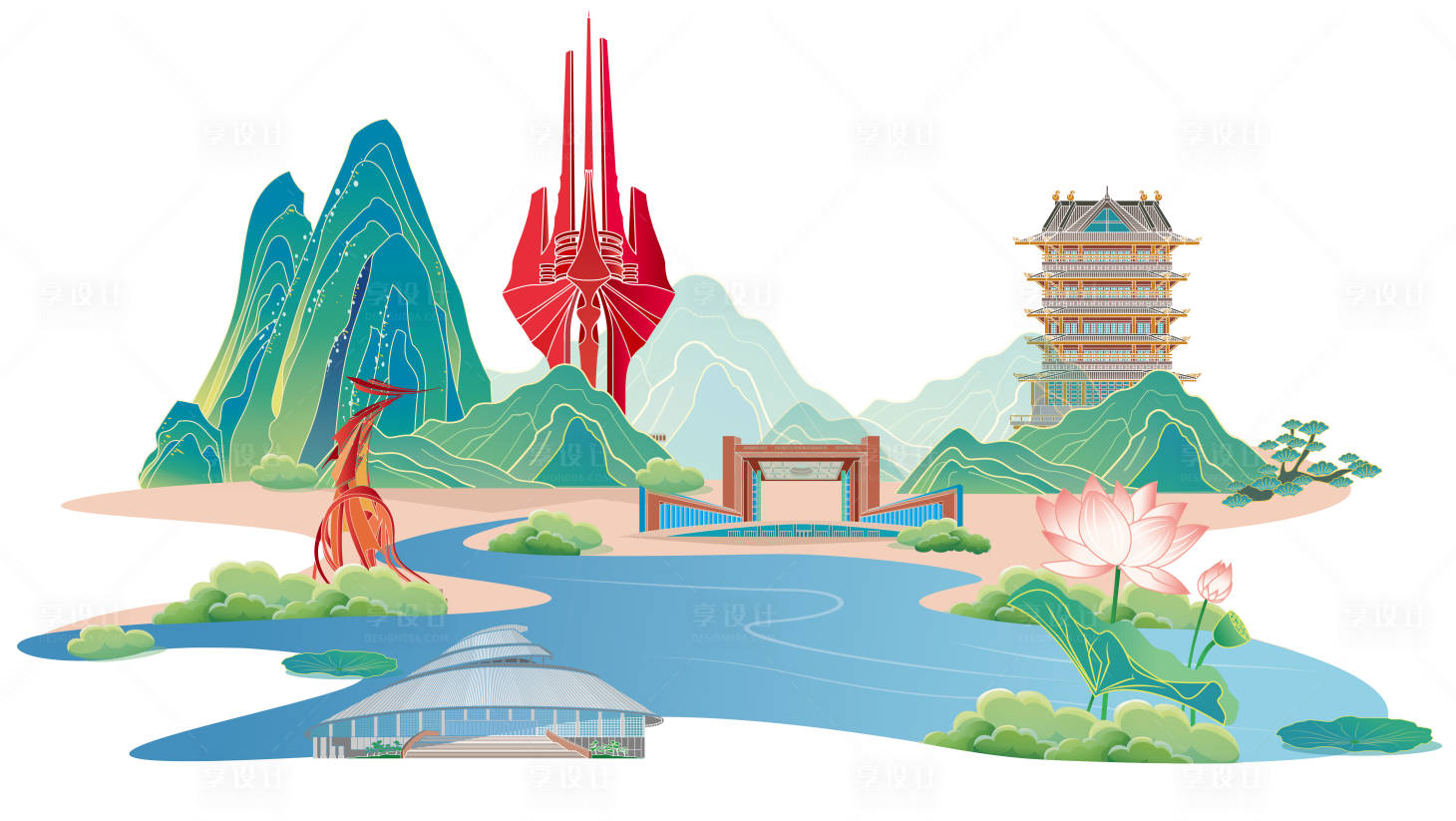 源文件下載【享設(shè)計(jì)】搜索編號(hào)：81600032589724243【臨沂建筑】