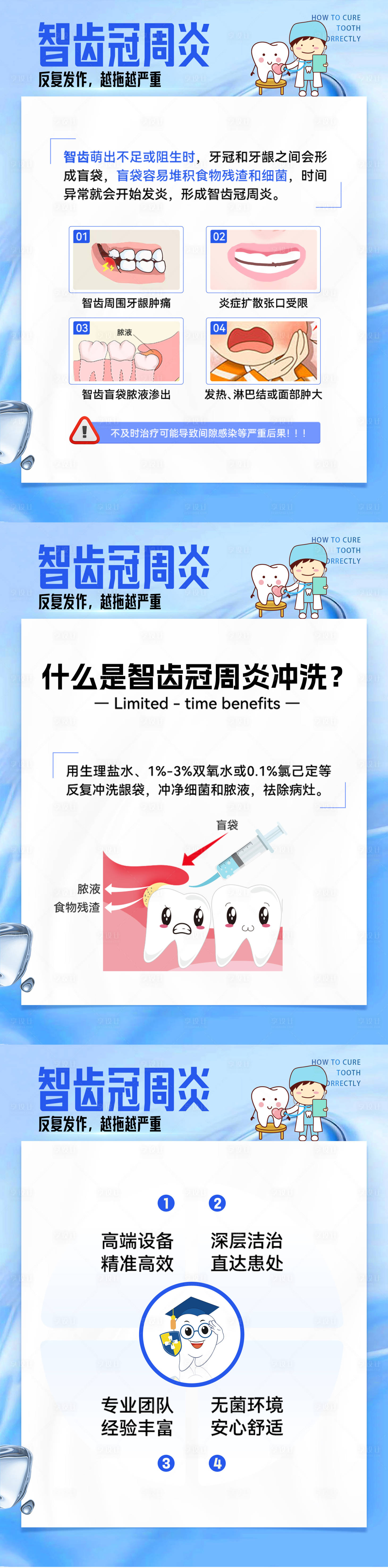 源文件下载【享设计】搜索编号：29430032812699725【智齿冠周炎科普封面】