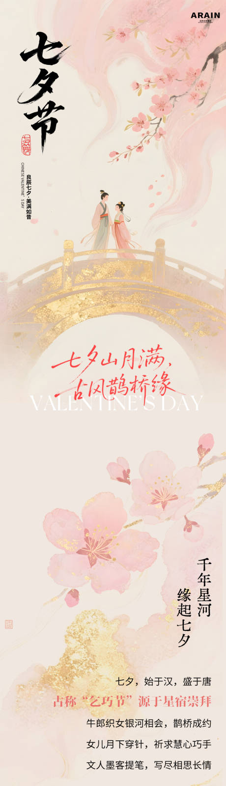 源文件下载【享设计】搜索编号：37580032589917730【七夕中式长图推文专题】
