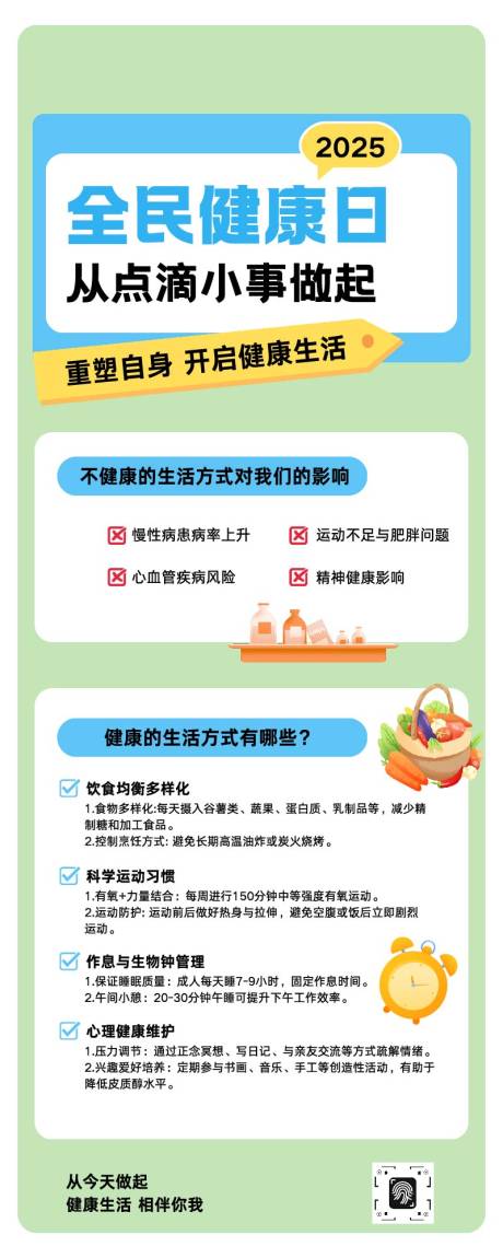 源文件下载【享设计】搜索编号：26290032812965787【全民健康日宣传海报】