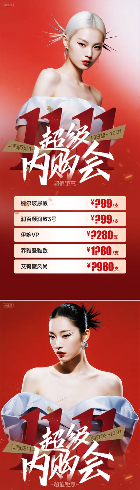 源文件下載【享設計】搜索編號：86460032697269426【醫美促銷活動系列海報】