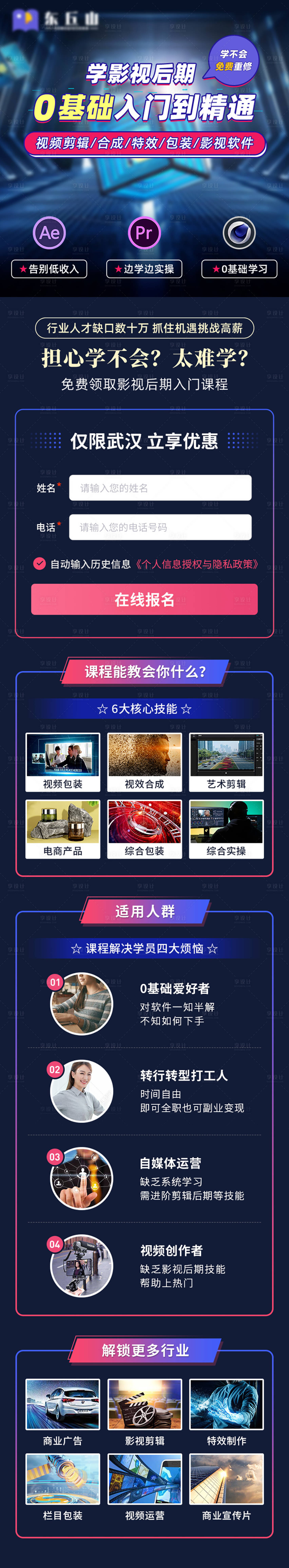 源文件下載【享設(shè)計(jì)】搜索編號(hào)：32710032454952762【軟件教育培訓(xùn)H5落地頁(yè)長(zhǎng)圖】