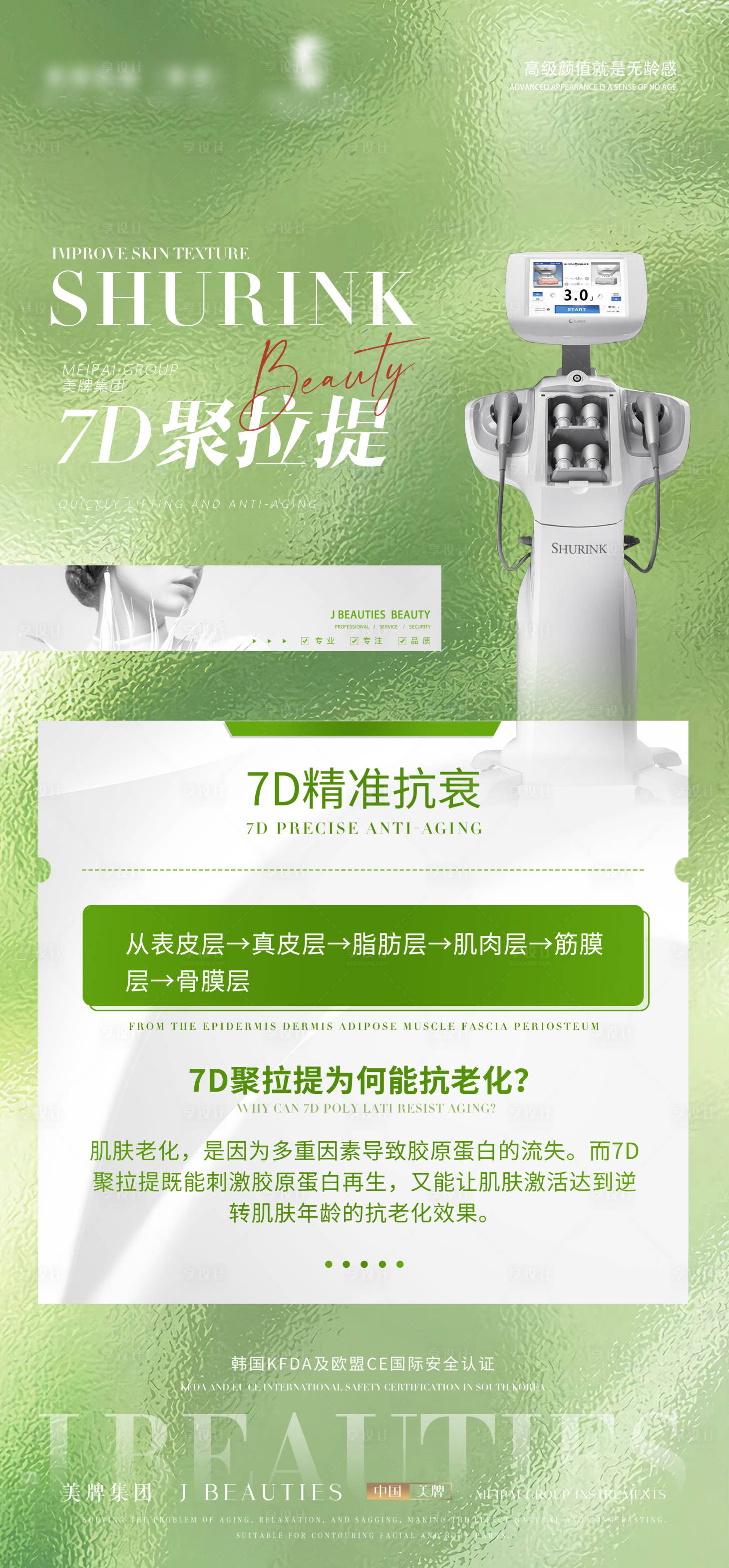 源文件下载【享设计】搜索编号：17610032616951248【轻医美仪器海报】