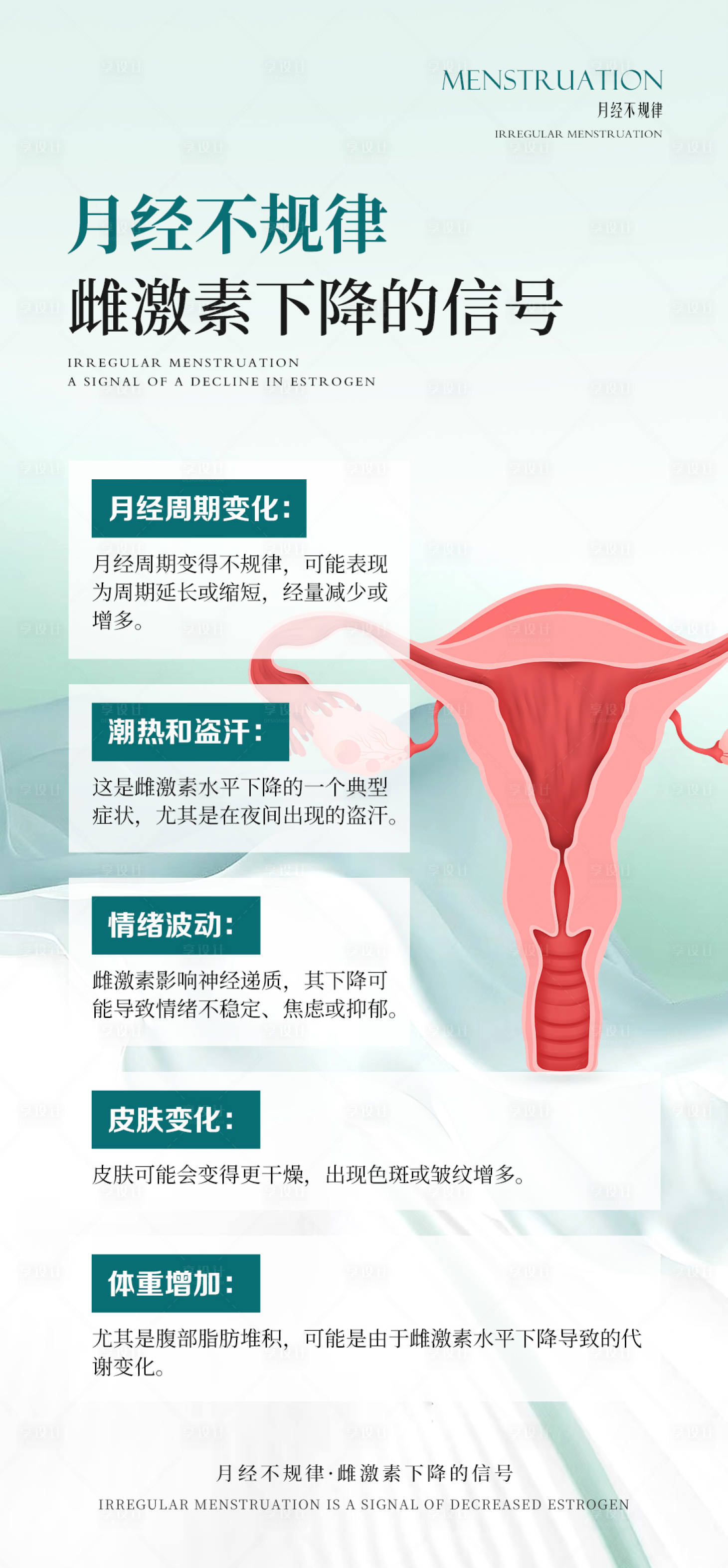 源文件下載【享設計】搜索編號：41050032562093417【女性健康科普宣傳產品海報 】