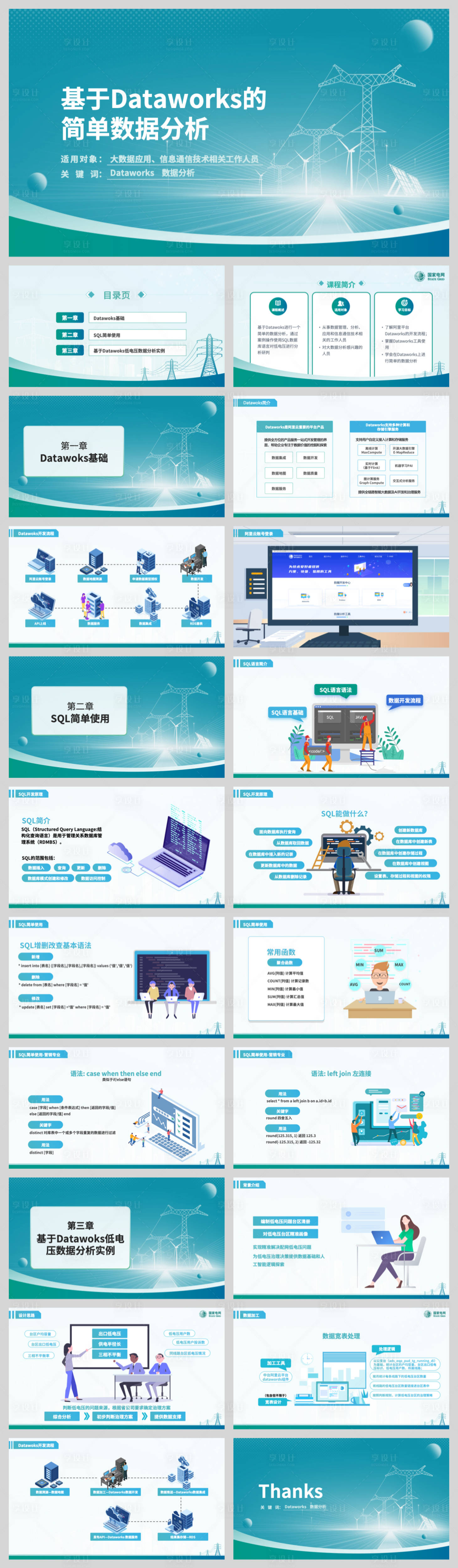 源文件下载【享设计】搜索编号：47670032569268956【电力公司技术培训课件】