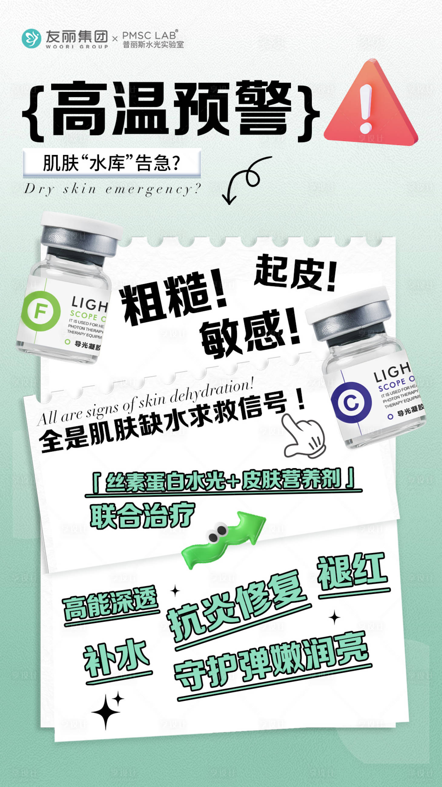 源文件下载【享设计】搜索编号：88520032411649121【肌肤高温预警】