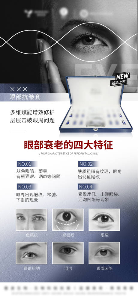 源文件下載【享設(shè)計】搜索編號：22380032515951453【醫(yī)美美業(yè)護膚品套盒眼周抗衰抗皺海報】
