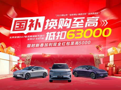 源文件下载【享设计】搜索编号：34860032694066829【汽车补贴背景板】