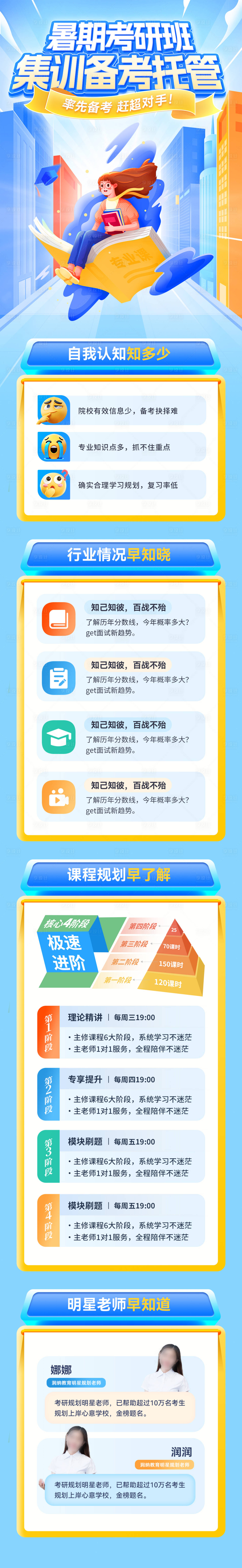 源文件下載【享設計】搜索編號：68920032301904475【暑期考研班集訓備考托管開課招生海報】