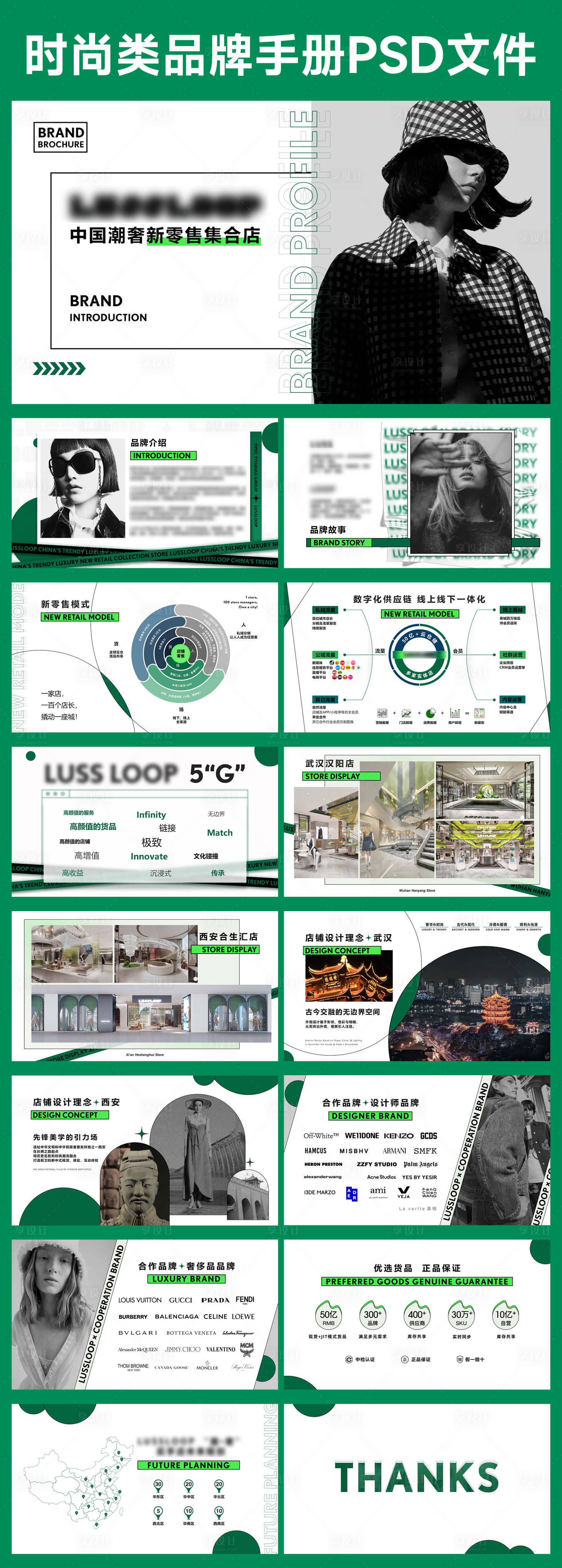 源文件下载【享设计】搜索编号：33140032363317786【时尚潮牌品牌手册】