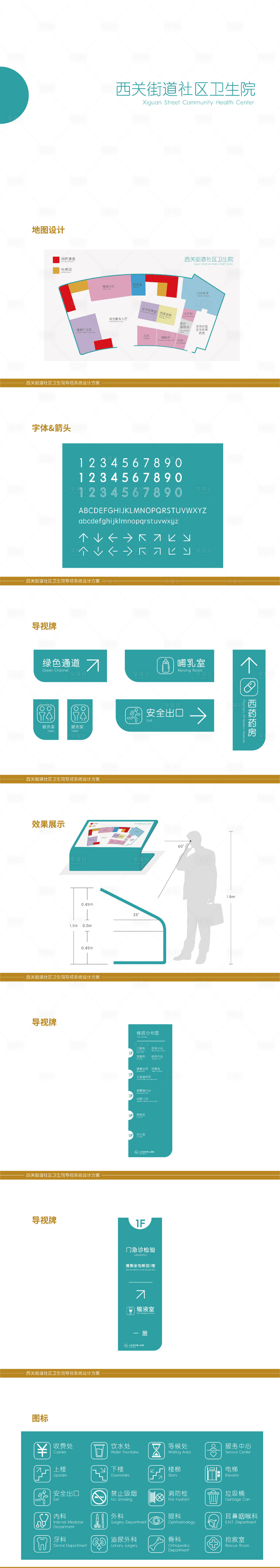 源文件下載【享設計】搜索編號：84140032503288926【醫院導視設計】